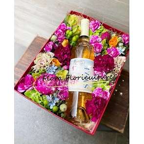 MD45 母親節康乃馨 白酒花盒 MD45 母親節康乃馨 白酒花盒